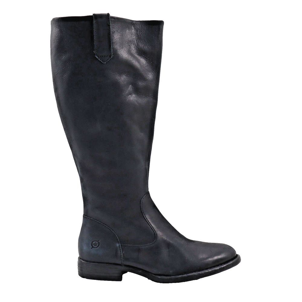 🔥NEW Born Shaunie Leather Knee High Tall Riding Boots, Black 6 US Wide MSRP$175